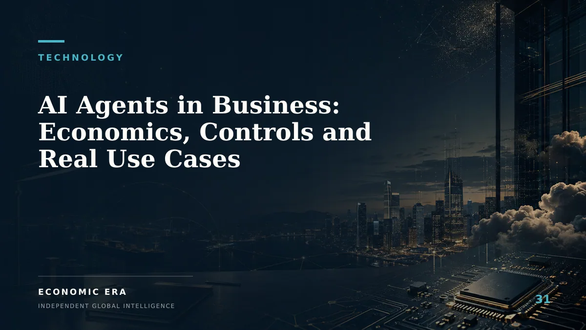 AI Agents in Business: Economics, Controls and Real Use Cases