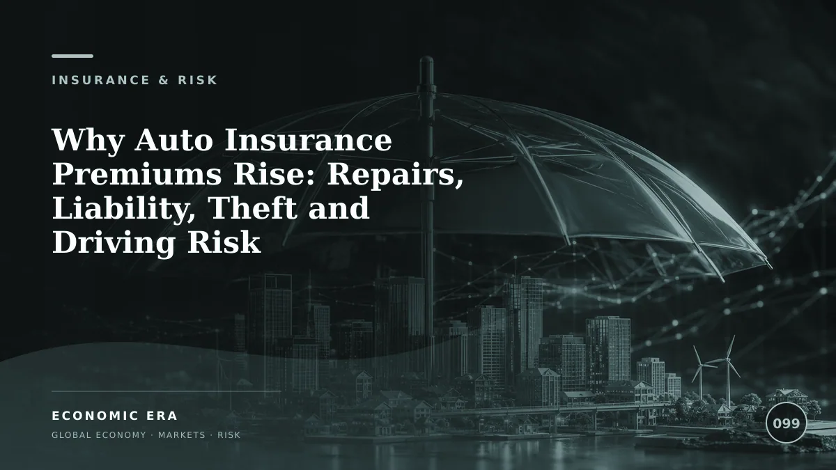 Why Auto Insurance Premiums Rise: Repairs, Liability, Theft and Driving Risk