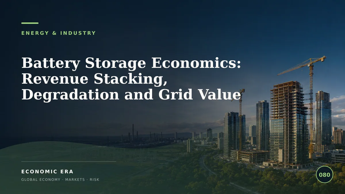 Battery Storage Economics: Revenue Stacking, Degradation and Grid Value