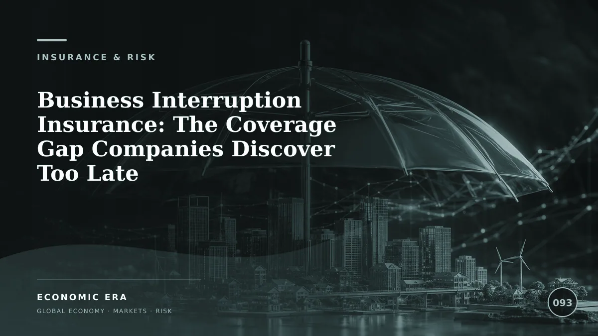 Business Interruption Insurance: The Coverage Gap Companies Discover Too Late