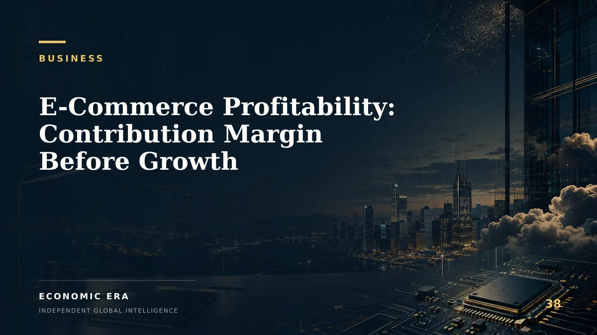 E-Commerce Profitability: Contribution Margin Before Growth