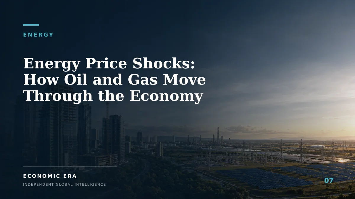Energy Price Shocks: How Oil and Gas Move Through the Economy