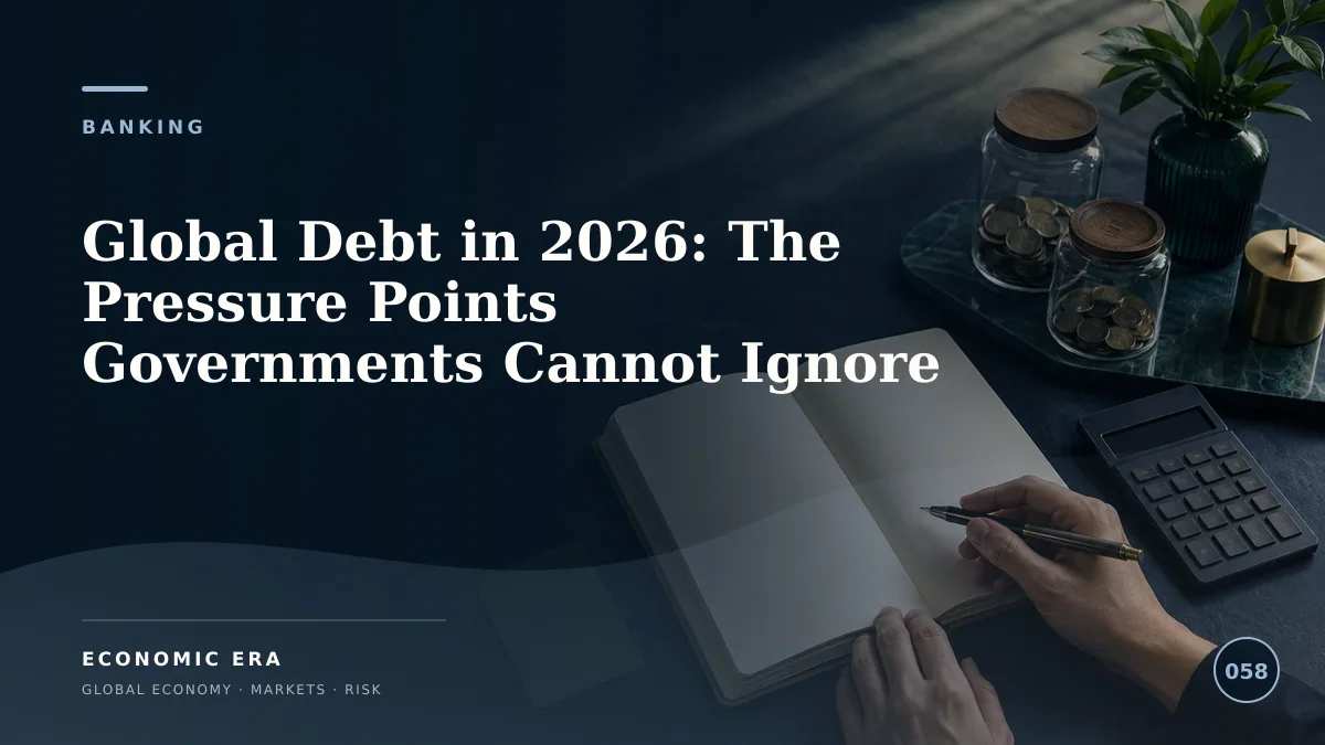 Global Debt in 2026: The Pressure Points Governments Cannot Ignore