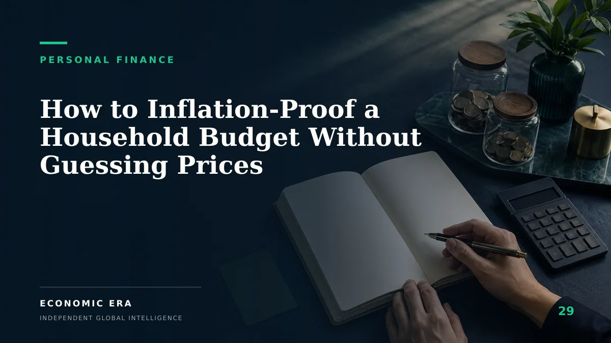 How to Inflation-Proof a Household Budget Without Guessing Prices