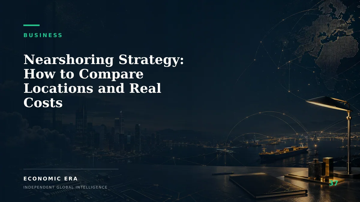 Nearshoring Strategy: How to Compare Locations and Real Costs