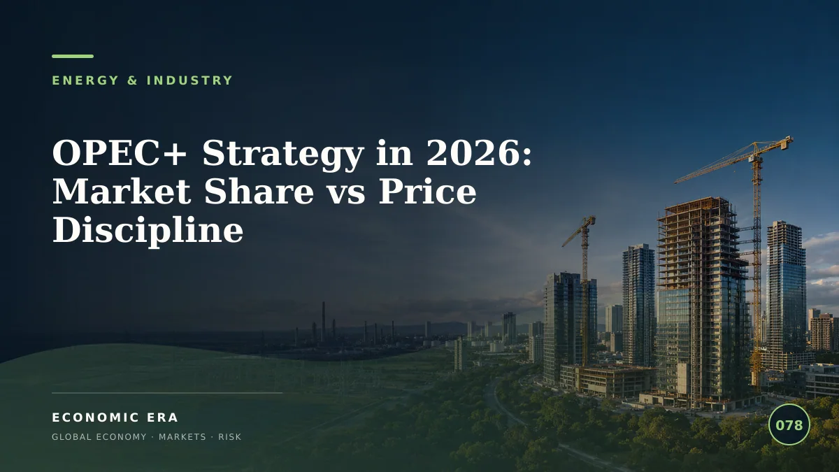 OPEC+ Strategy in 2026: Market Share vs Price Discipline