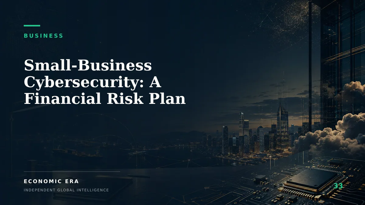 Small-Business Cybersecurity: A Financial Risk Plan