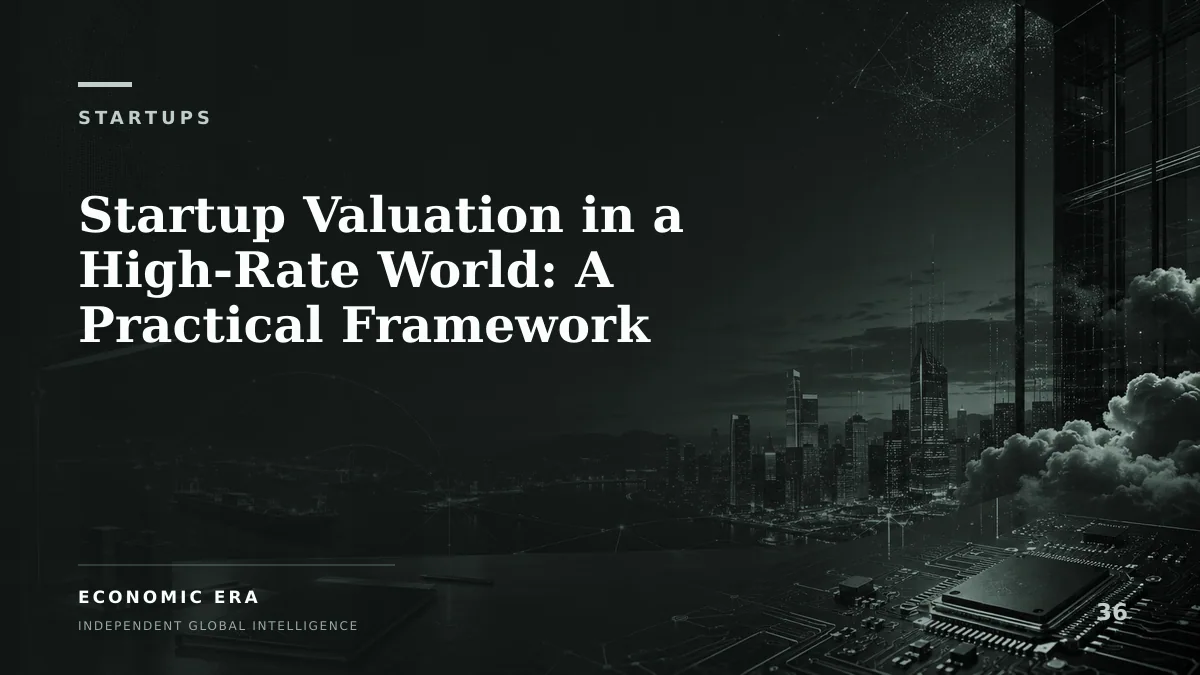 Startup Valuation in a High-Rate World: A Practical Framework