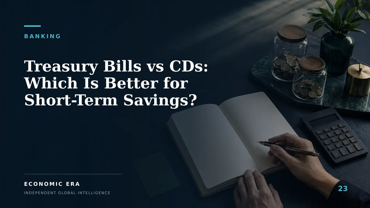 Treasury Bills vs CDs: Which Is Better for Short-Term Savings?