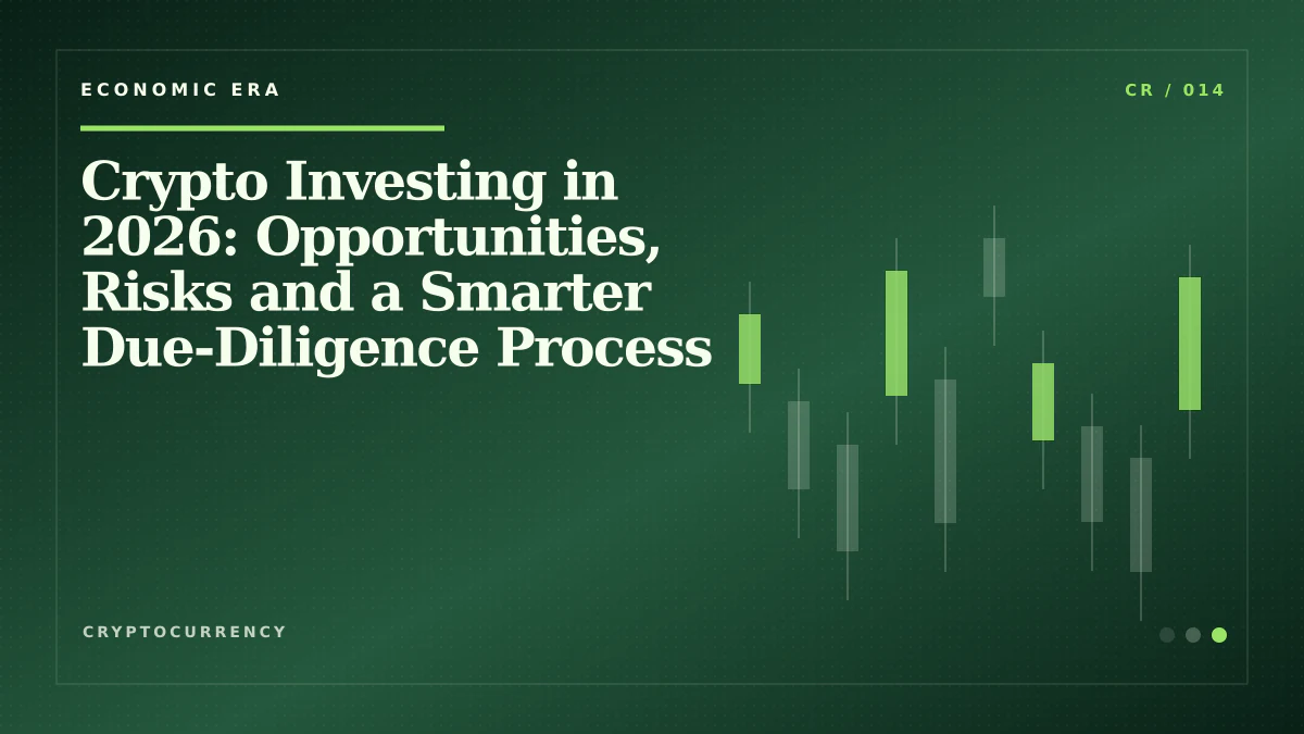 Crypto Investing in 2026: Opportunities, Risks and a Smarter Due-Diligence Process