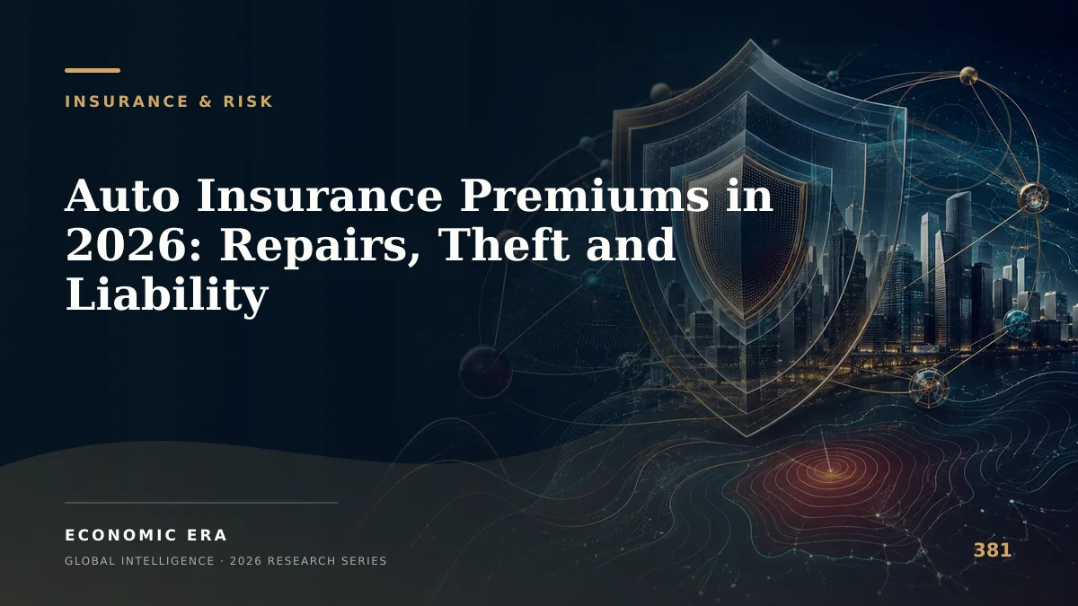 Auto Insurance Premiums in 2026: Repairs, Theft and Liability
