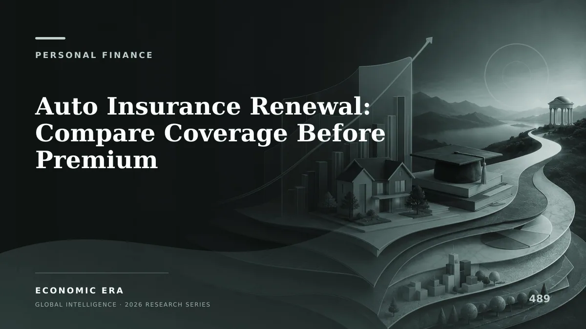 Auto Insurance Renewal: Compare Coverage Before Premium