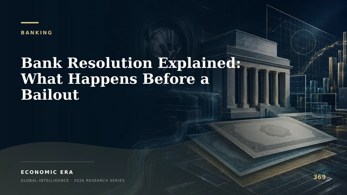 Bank Resolution Explained: What Happens Before a Bailout