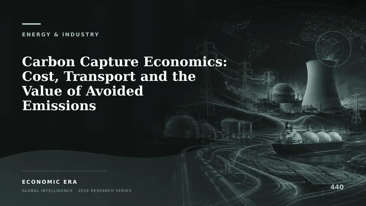 Carbon Capture Economics: Cost, Transport and the Value of Avoided Emissions
