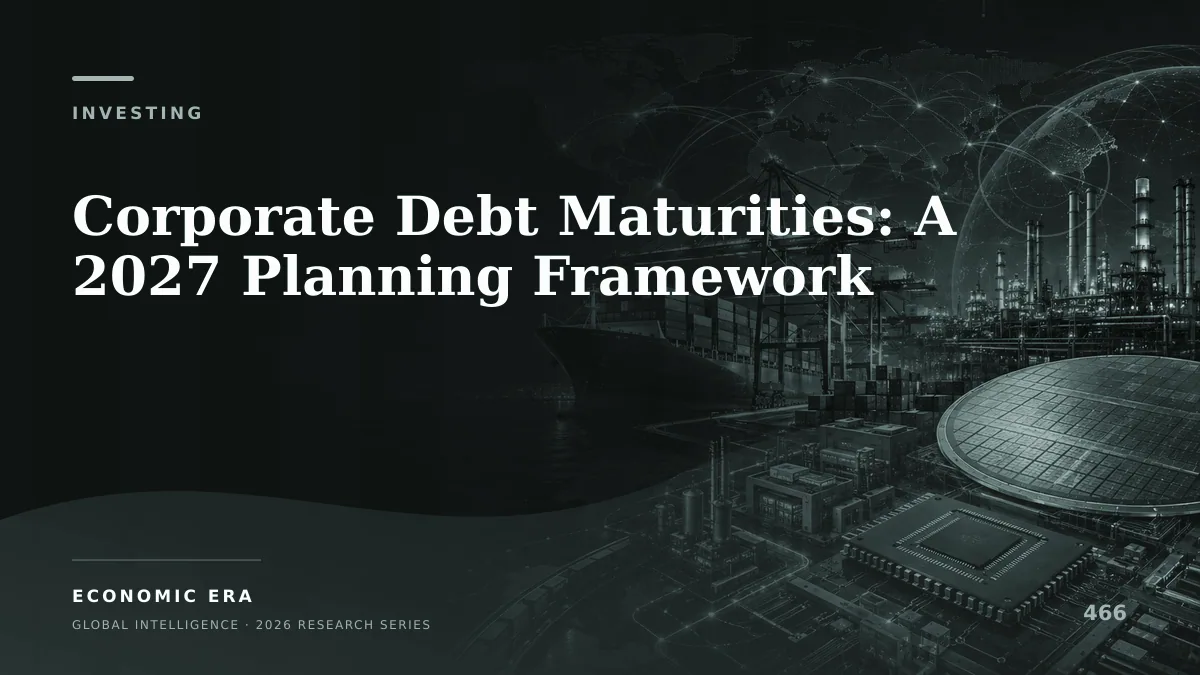 Corporate Debt Maturities: A 2027 Planning Framework