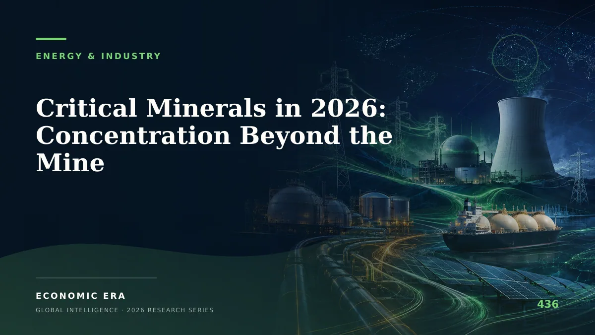 Critical Minerals in 2026: Concentration Beyond the Mine