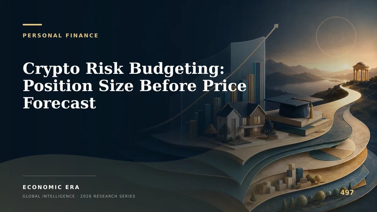 Crypto Risk Budgeting: Position Size Before Price Forecast
