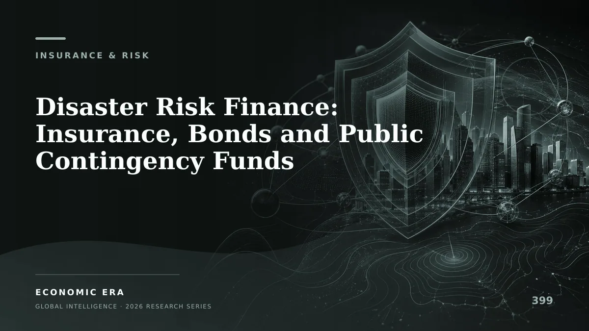 Disaster Risk Finance: Insurance, Bonds and Public Contingency Funds