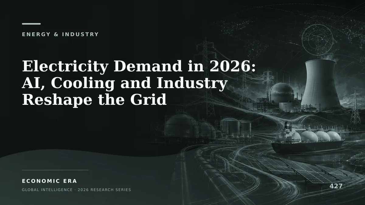 Electricity Demand in 2026: AI, Cooling and Industry Reshape the Grid