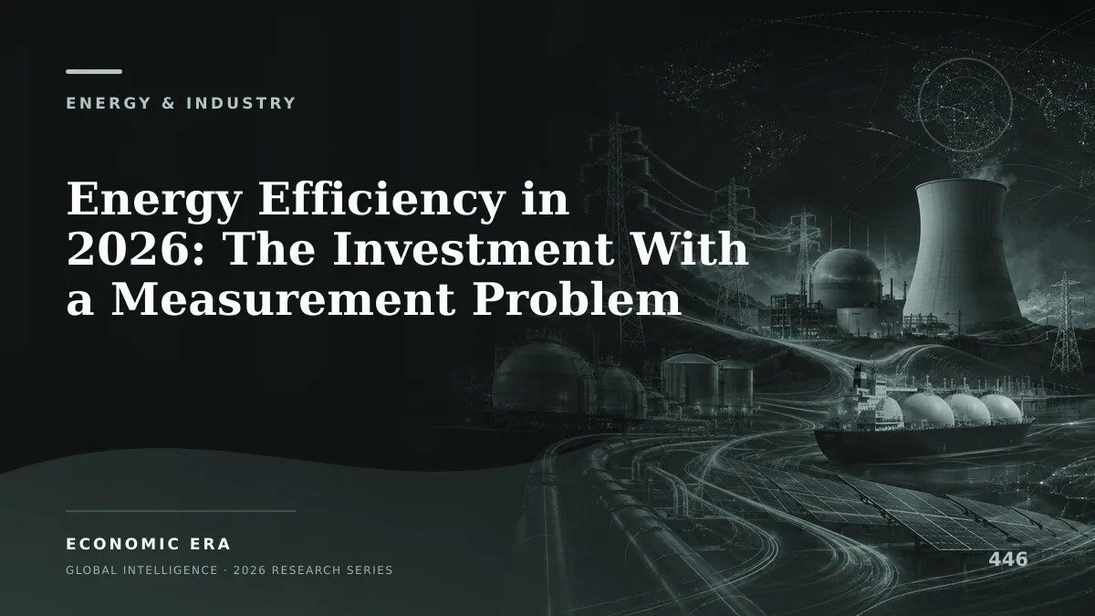 Energy Efficiency in 2026: The Investment With a Measurement Problem