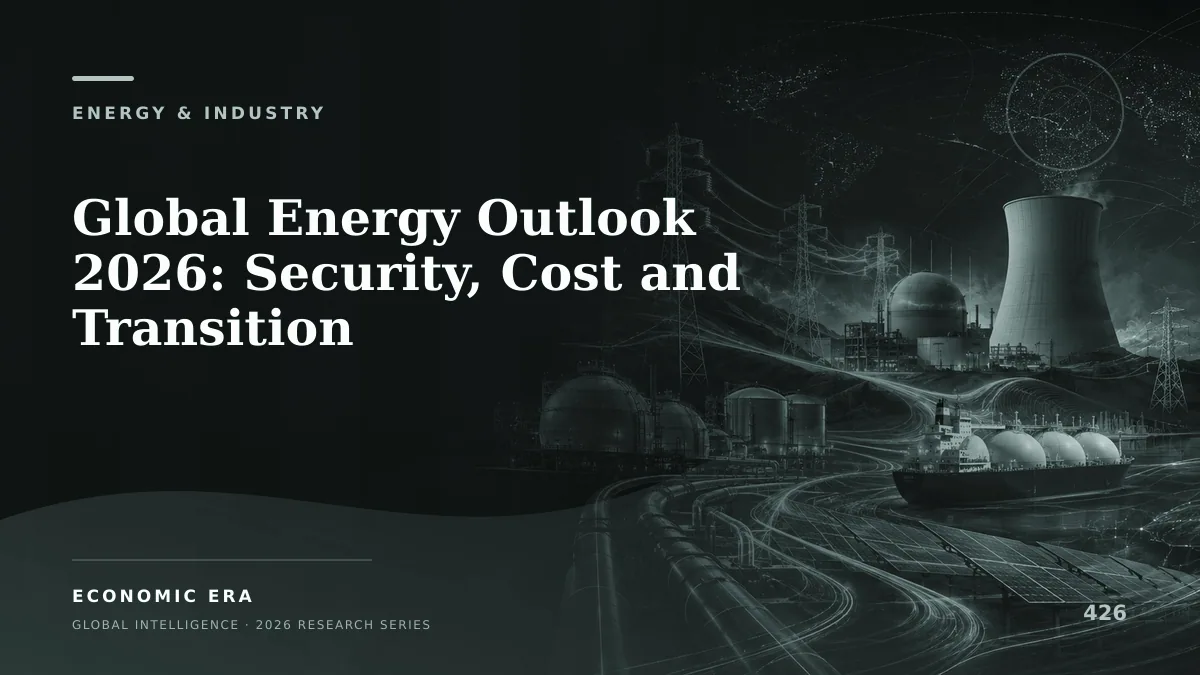 Global Energy Outlook 2026: Security, Cost and Transition
