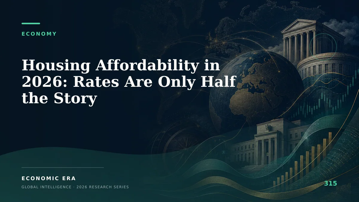 Housing Affordability in 2026: Rates Are Only Half the Story