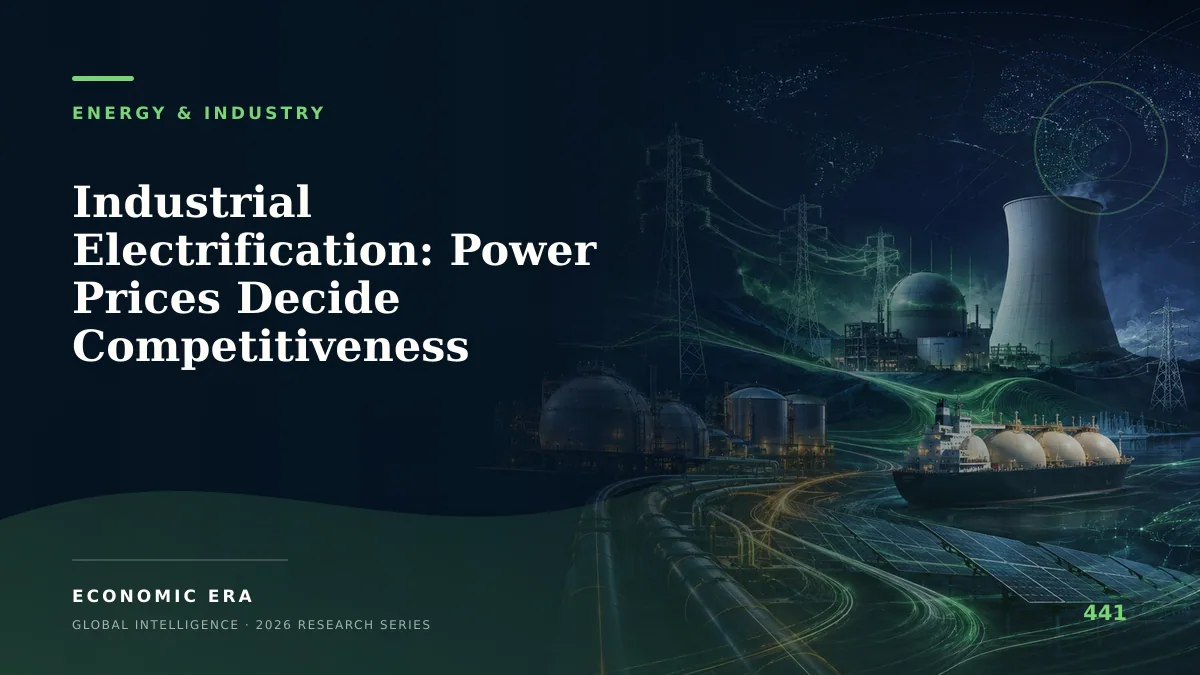 Industrial Electrification: Power Prices Decide Competitiveness