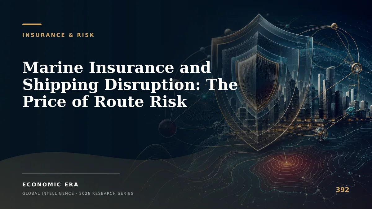 Marine Insurance and Shipping Disruption: The Price of Route Risk