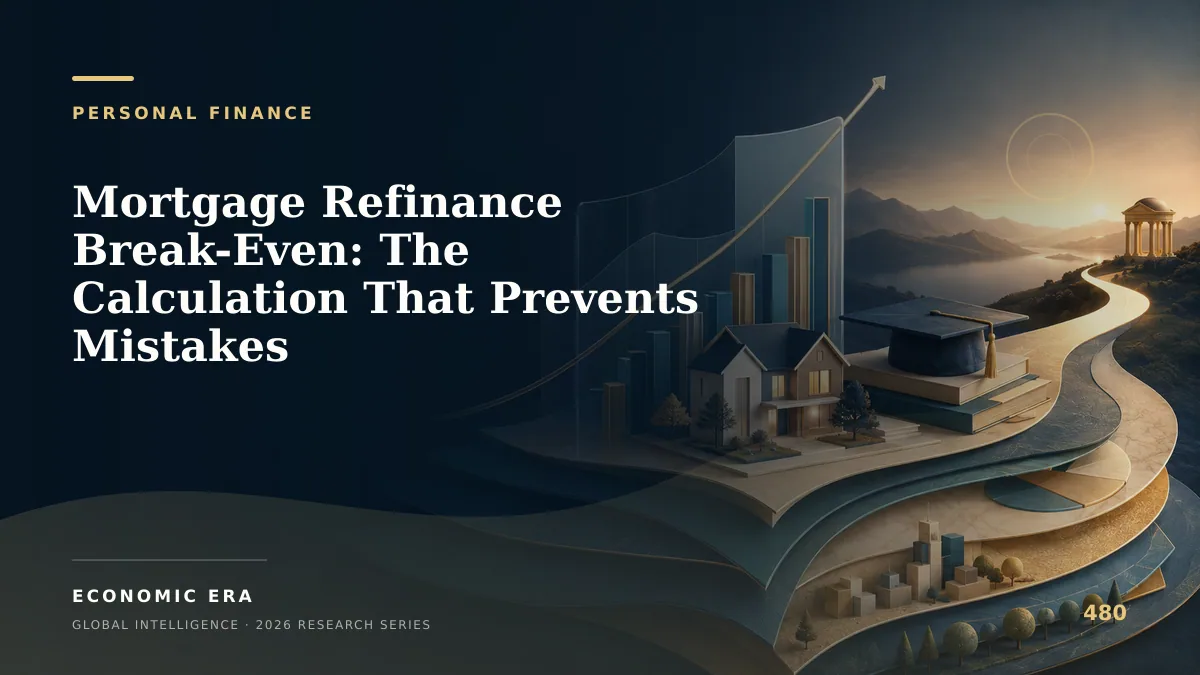 Mortgage Refinance Break-Even: The Calculation That Prevents Mistakes