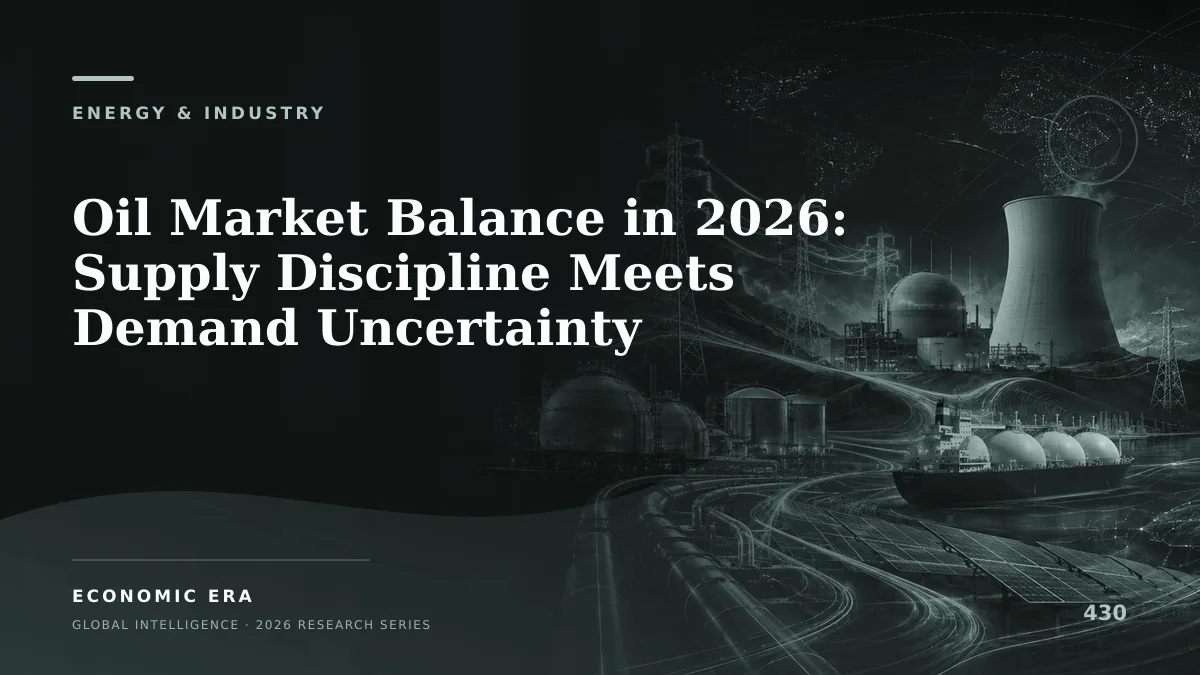 Oil Market Balance in 2026: Supply Discipline Meets Demand Uncertainty