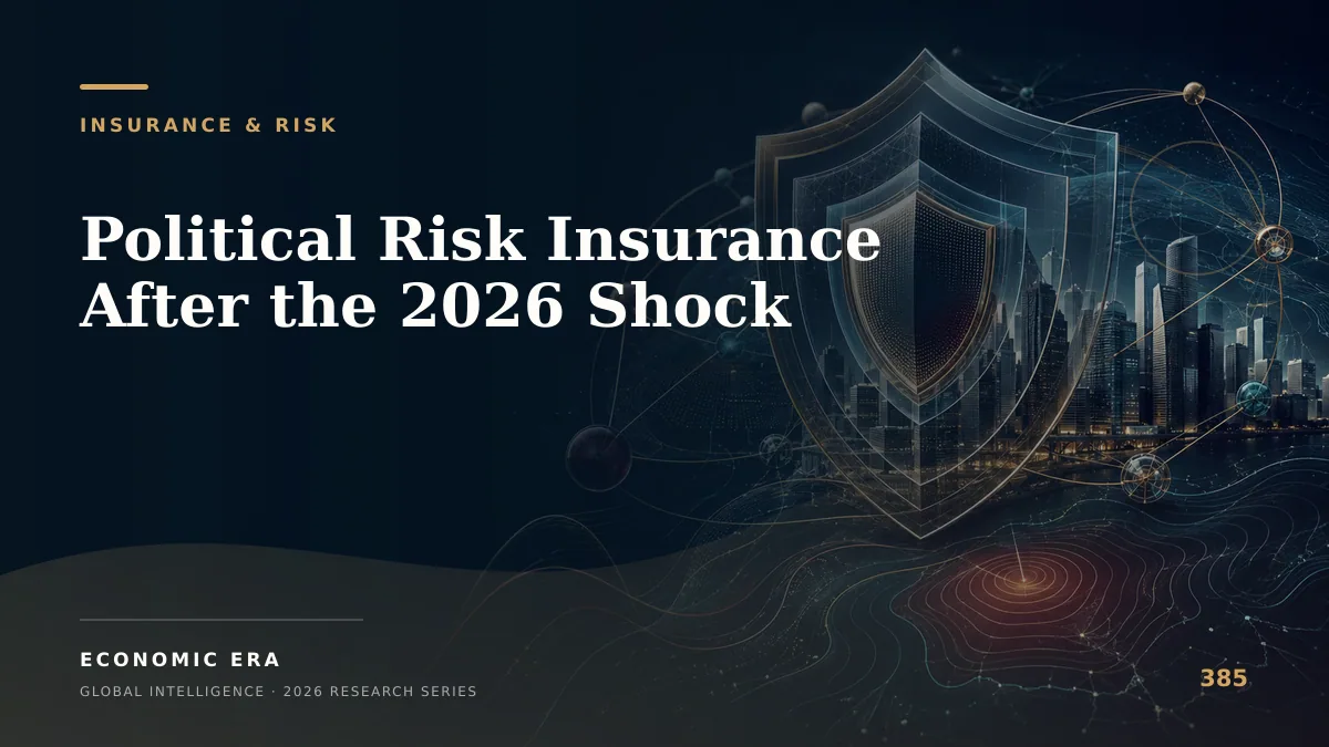 Political Risk Insurance After the 2026 Shock