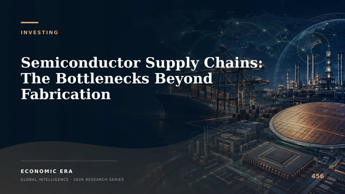 Semiconductor Supply Chains: The Bottlenecks Beyond Fabrication