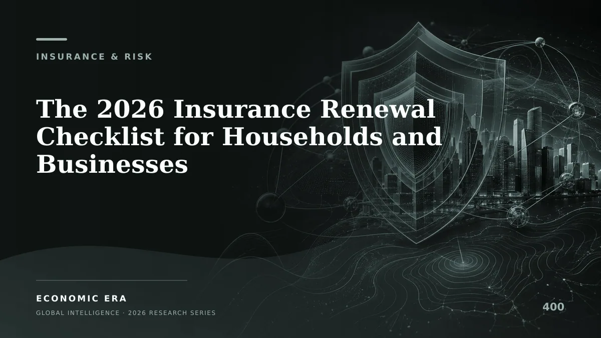 The 2026 Insurance Renewal Checklist for Households and Businesses