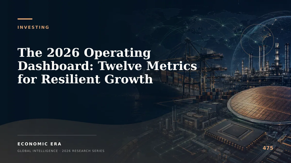 The 2026 Operating Dashboard: Twelve Metrics for Resilient Growth