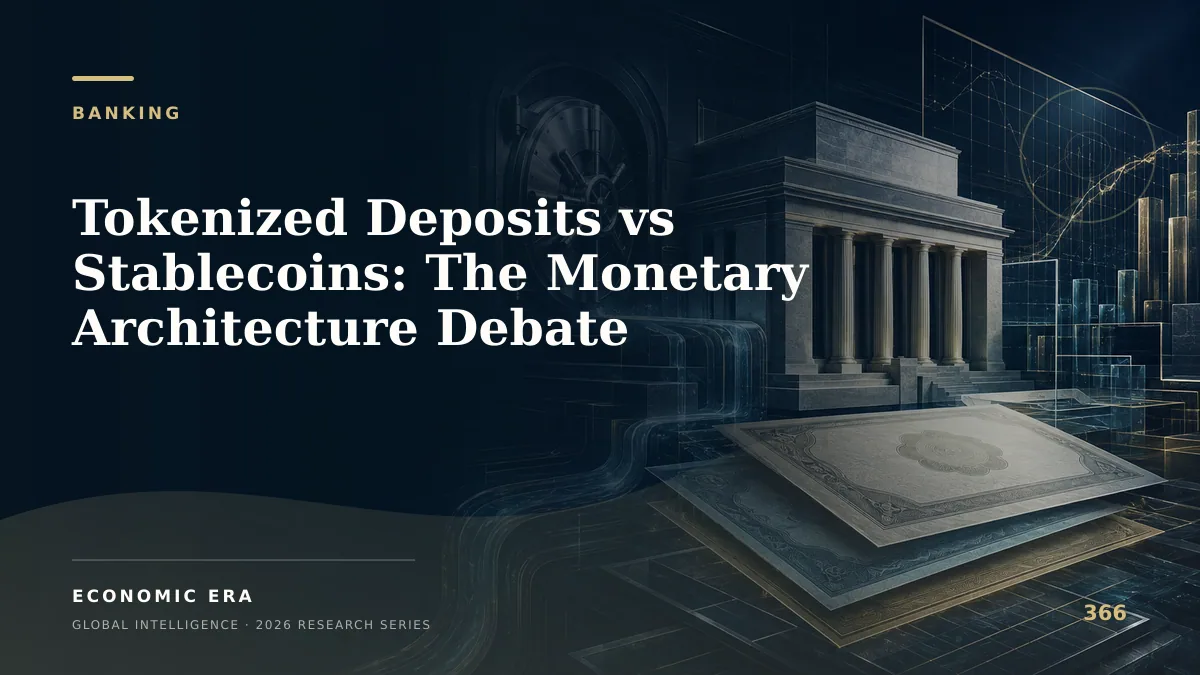 Tokenized Deposits vs Stablecoins: The Monetary Architecture Debate