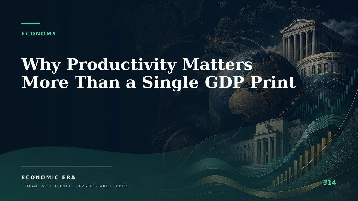 Why Productivity Matters More Than a Single GDP Print