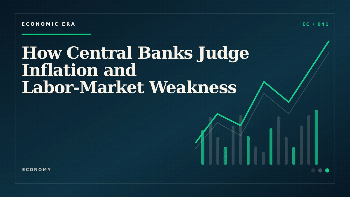 How Central Banks Judge Inflation and Labor-Market Weakness