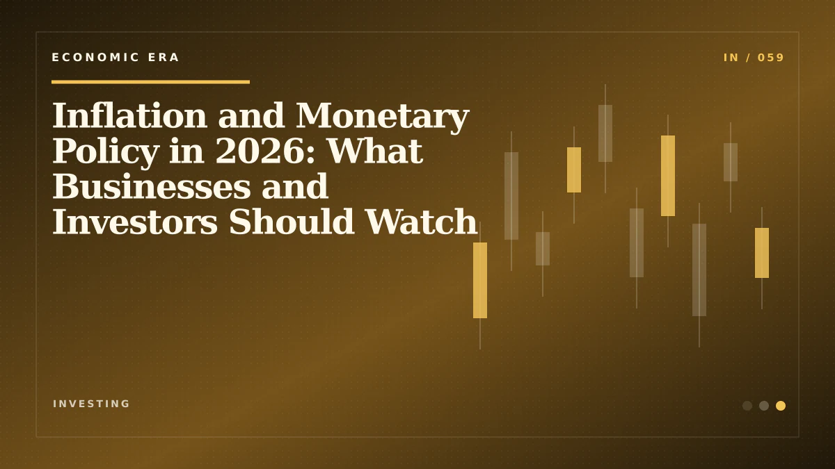 Inflation and Monetary Policy in 2026: What Businesses and Investors Should Watch