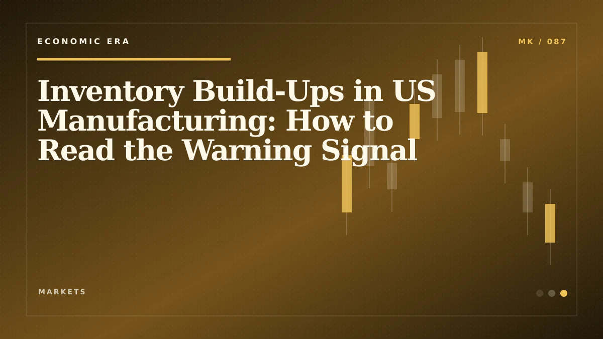 Inventory Build-Ups in US Manufacturing: How to Read the Warning Signal