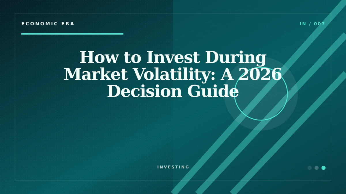 How to Invest During Market Volatility: A 2026 Decision Guide