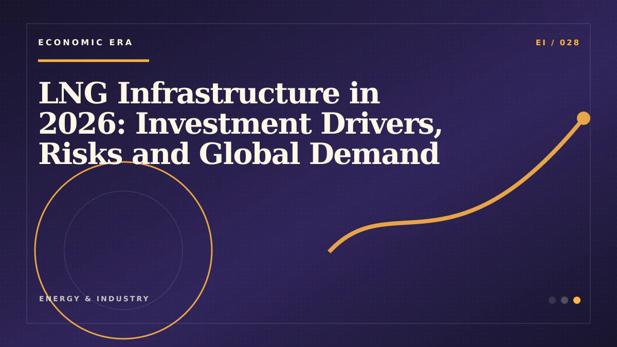 LNG Infrastructure in 2026: Investment Drivers, Risks and Global Demand