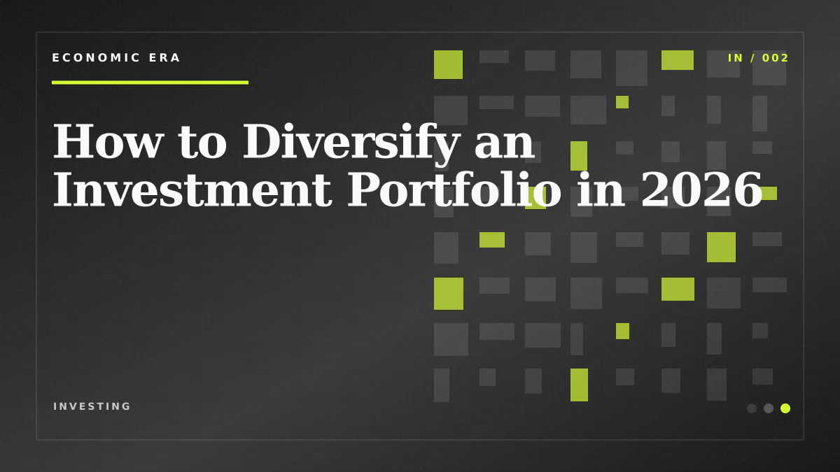 How to Diversify an Investment Portfolio in 2026