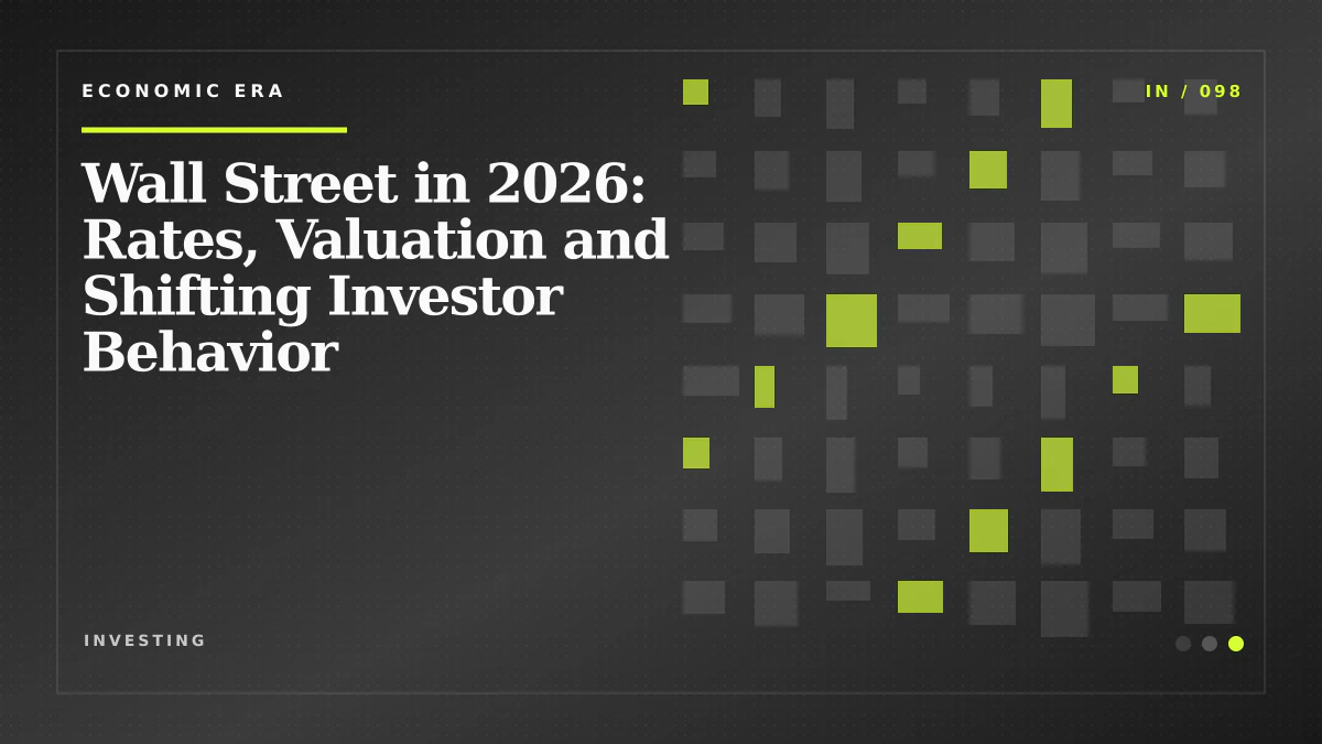Wall Street in 2026: Rates, Valuation and Shifting Investor Behavior